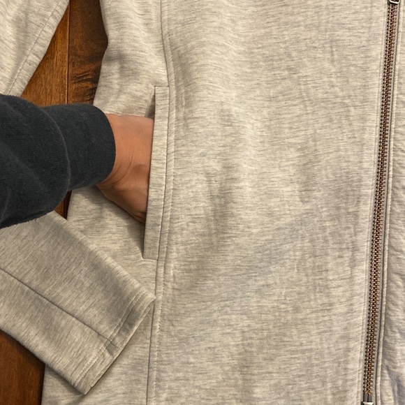 Helmut Lang Gray Asymmetric Jacket Sz Small - Picture 6 of 13